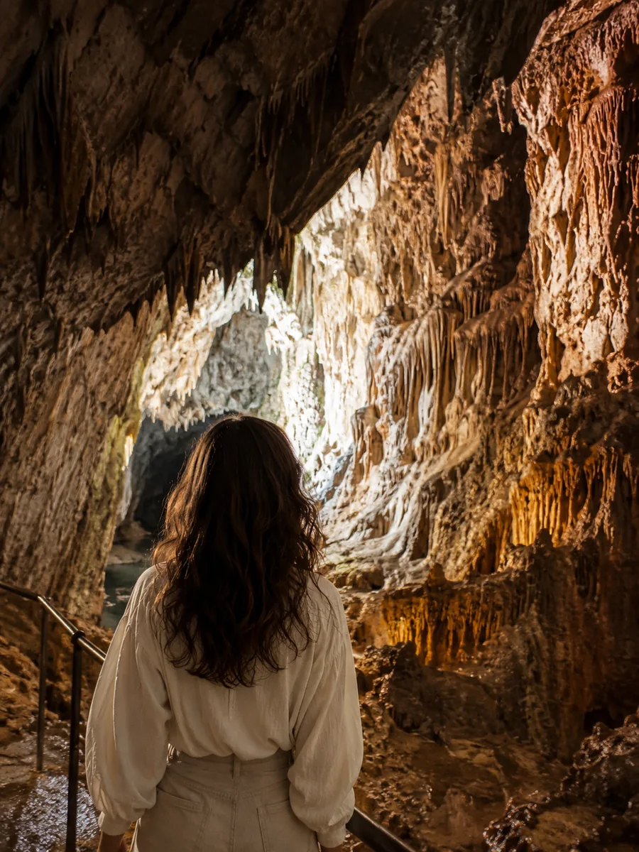 Aussicht an der Resava-Höhle